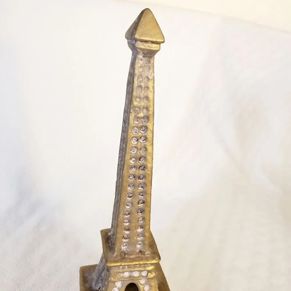 Gold Eiffel Tower Tabletop Accent NWOT - Picture 4 of 8